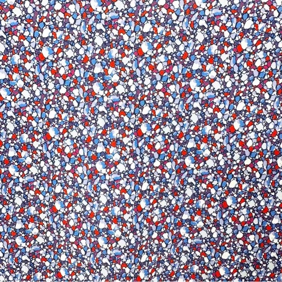 TORY BURCH Hudson Blue Print Long Sleeve Sheath Chrissy Dress Sz. Small - Picture 4 of 5